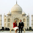Tuesday, The Crown Prince and Crown Princess went on to Agra and Taj Mahal (Photo: Lise Åserud, Scanpix)